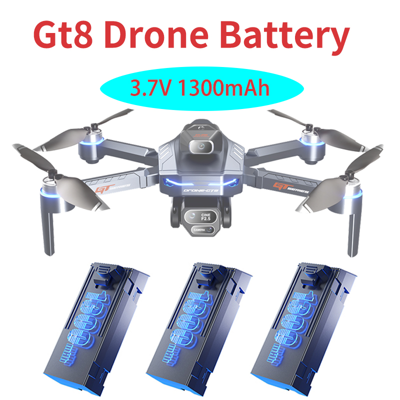 Lyzrc Drone - ต้นฉบับ 3.7V 1300mAh GT8 Drone แบตเตอรี่หน้าจอ