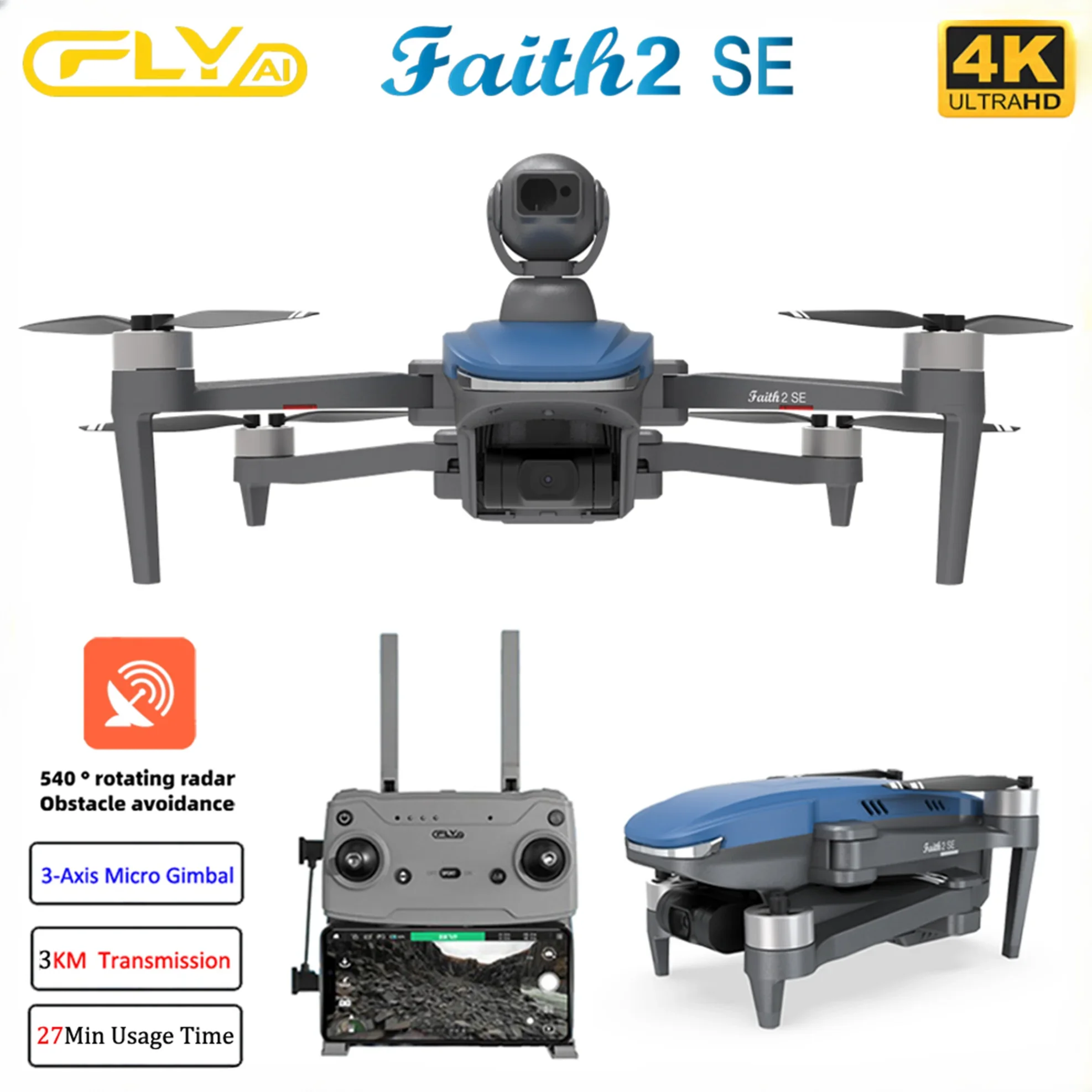 Drone F22 Rc - เฟธ 2 เอสอี พร้อม 540 °
