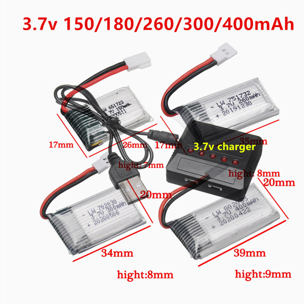 Drone F22 Rc - แบตเตอรี่ลิเธียมโพลิเมอร์แบบชาร์จได้ 3.7V สำหรับอะไหล่โดรน RC รุ่น FX620