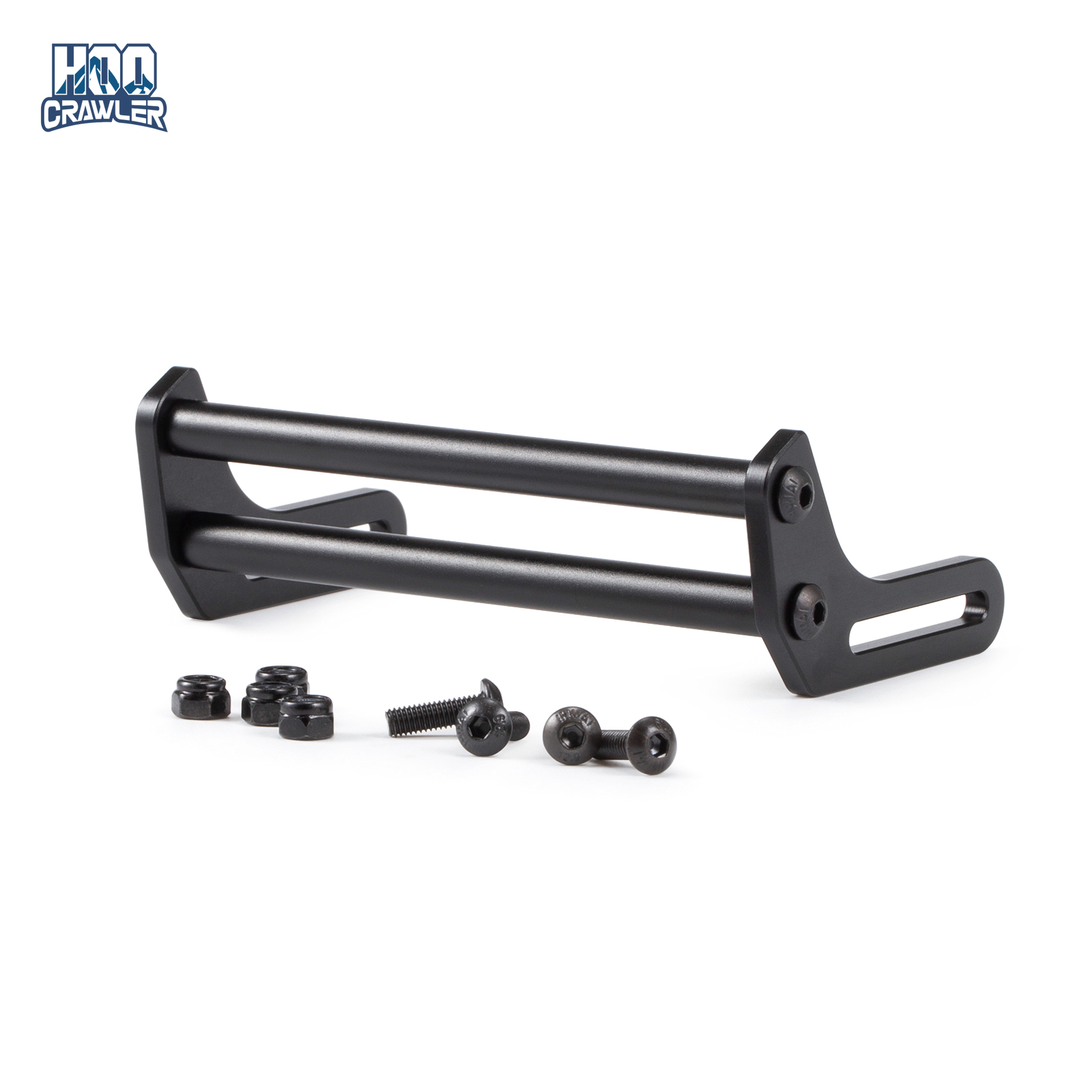 Rc Car Body Shell - อะลูมินัมอัลลอยกันชนหน้าแบบ LCG ที่เรียบง่ายเป็นพิเศษบาร์วัวสำหรับรถบังคับวิทยุ1/10รถตีนตะขาบ gspeed SCX10หลบตัวถัง FJ40