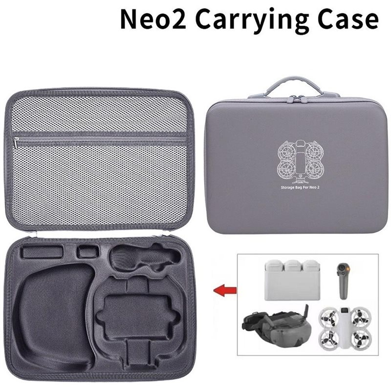 Drone Carrying Bag - กระเป๋าเดินทางสำหรับโดรน DJI Neo2 แบบแข็ง กันน้ำ กันกระแทก