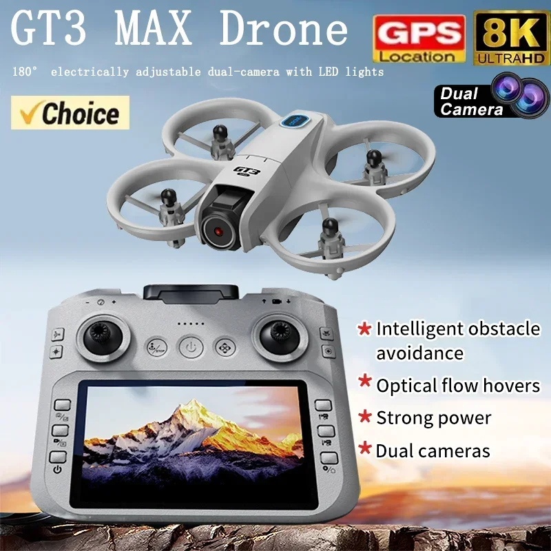 Drone Rc S156 - 2026 NEW GT3 Mini พร้อมโดรนพับได้ LED