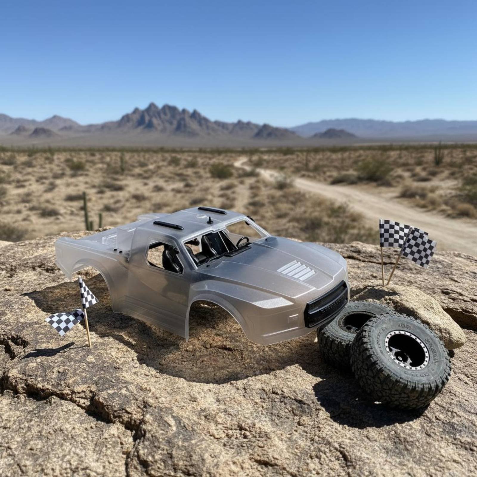 Rc Car Body Shell - ตัวถังรถบรรทุก RC ขนาด 1:10 ติดตั้งง่าย ตัวถังรถ