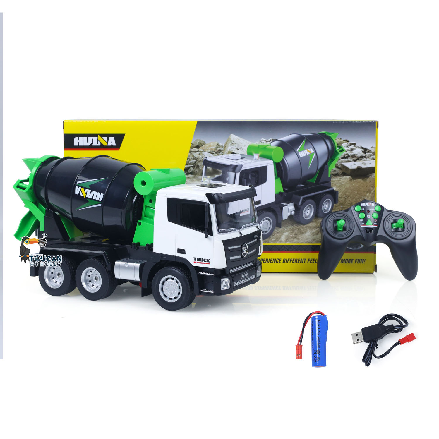 Huina รถคอนกรีตบังคับ9CH 1557  - Drone Or Rc Car บทวิจารณ์และราคา