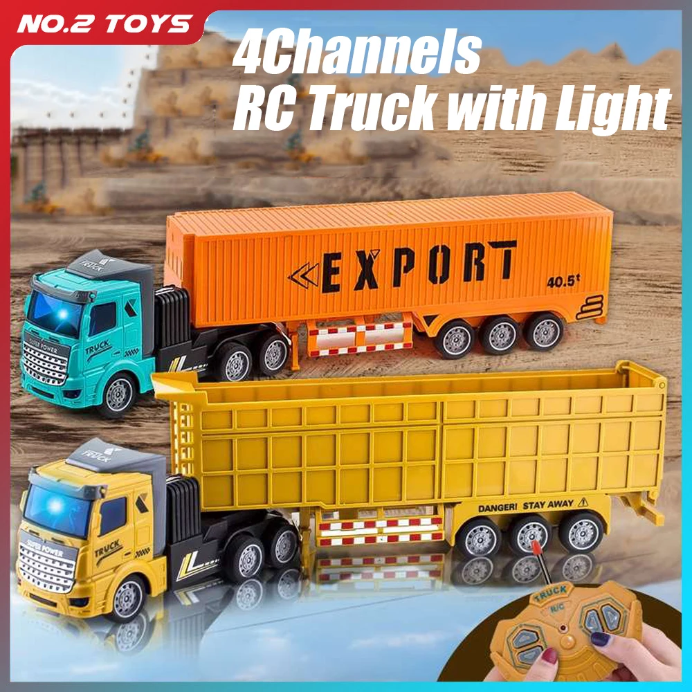 รถบรรทุกคอนเทนเนอร์ของเล่นบังค - Drone Or Rc Car บทวิจารณ์และราคา