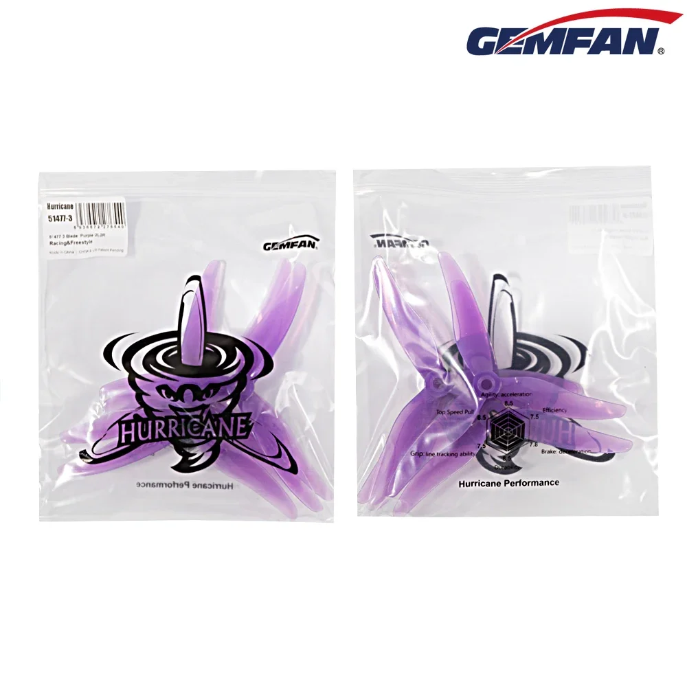 ใบพัด Gemfan JB Hurricane 5147 - Drone Rc Aircraft บทวิจารณ์และราคา