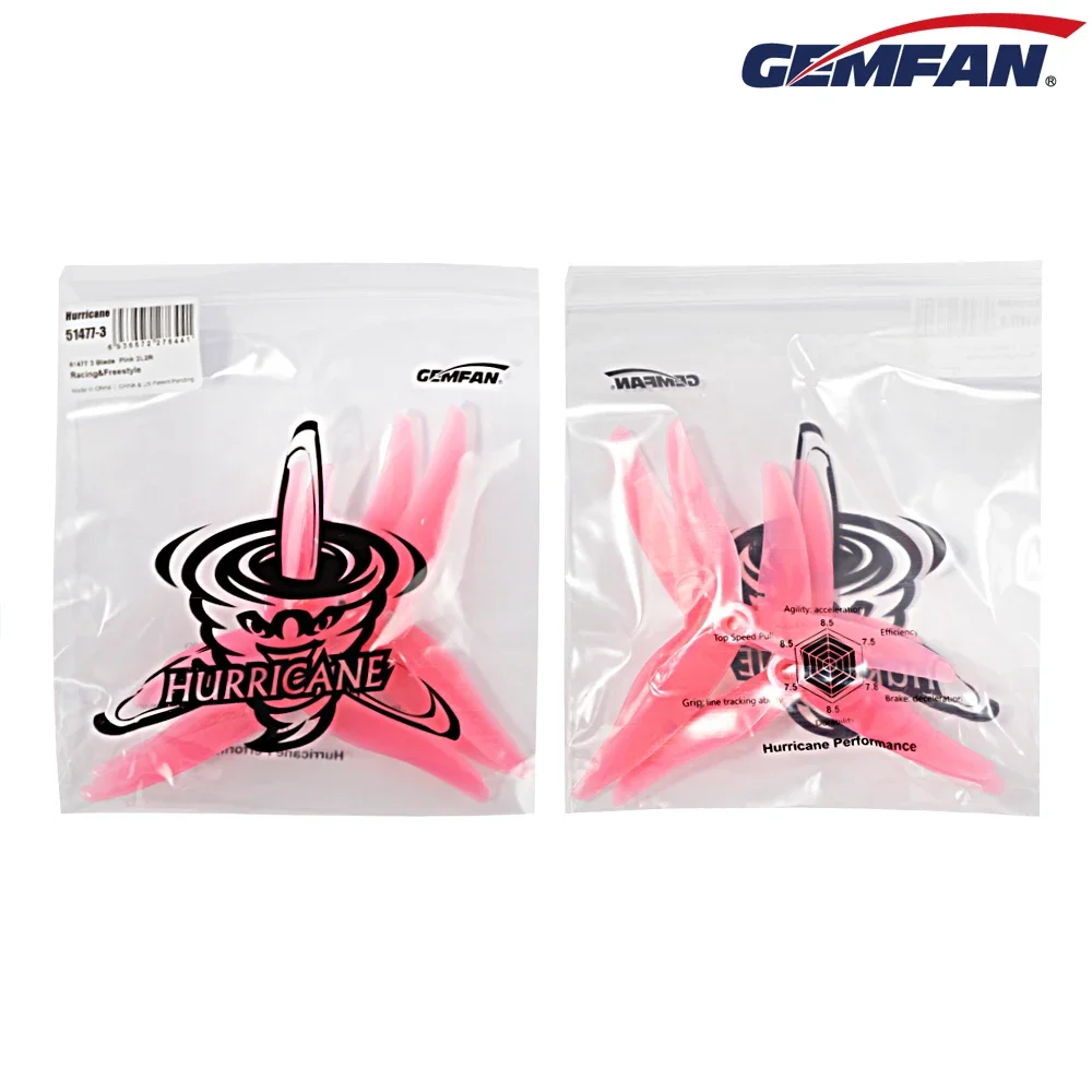 ใบพัด Gemfan JB Hurricane 5147 - Drone Rc Aircraft บทวิจารณ์และราคา