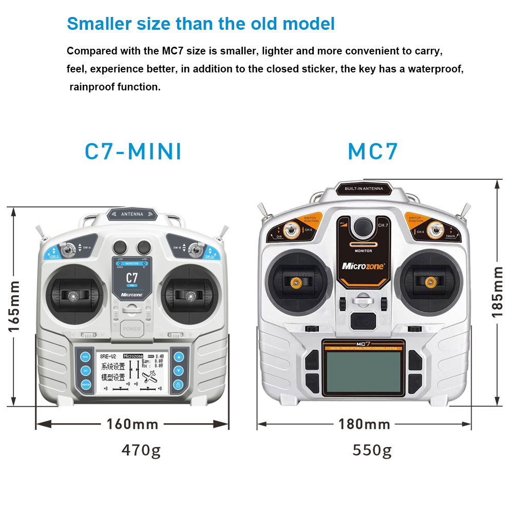 MicroZone MC7 Controller C7 เค - Drone Rc Aircraft บทวิจารณ์และราคา