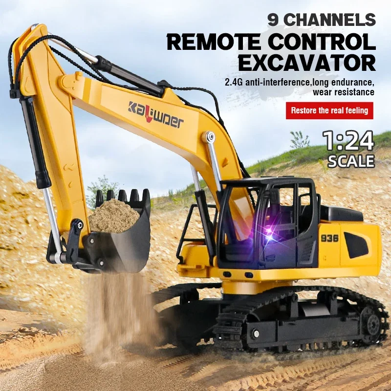Huina Rc Excavator 1/24 9Ch รี - Drone Or Rc Car บทวิจารณ์และราคา