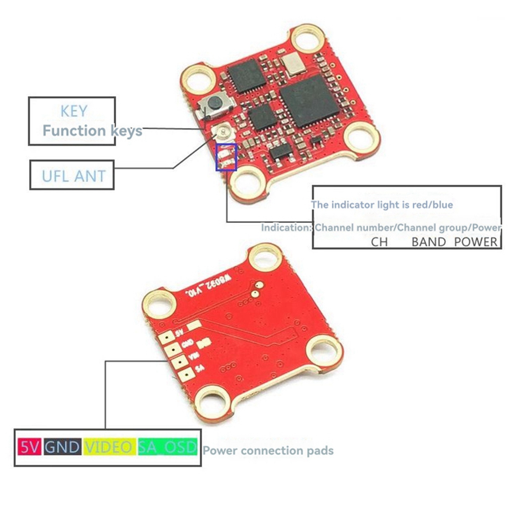 【ราคาสุดคุ้ม!】2X 5.8G 400Mw VT - Drone Rc Price บทวิจารณ์และราคา