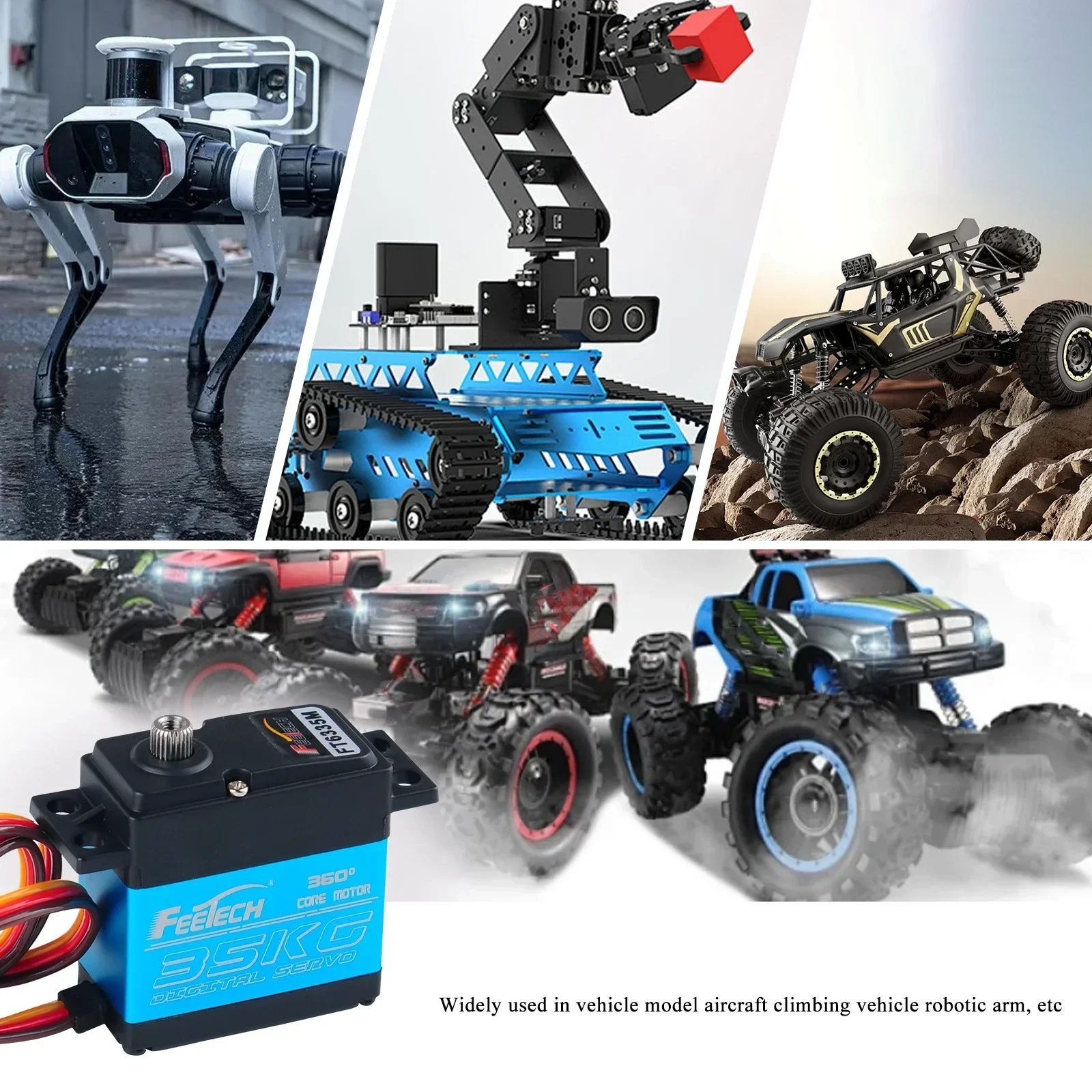 Feetech FT6335M ดิจิตอล RC เซอ - Drone Rc Aircraft บทวิจารณ์และราคา