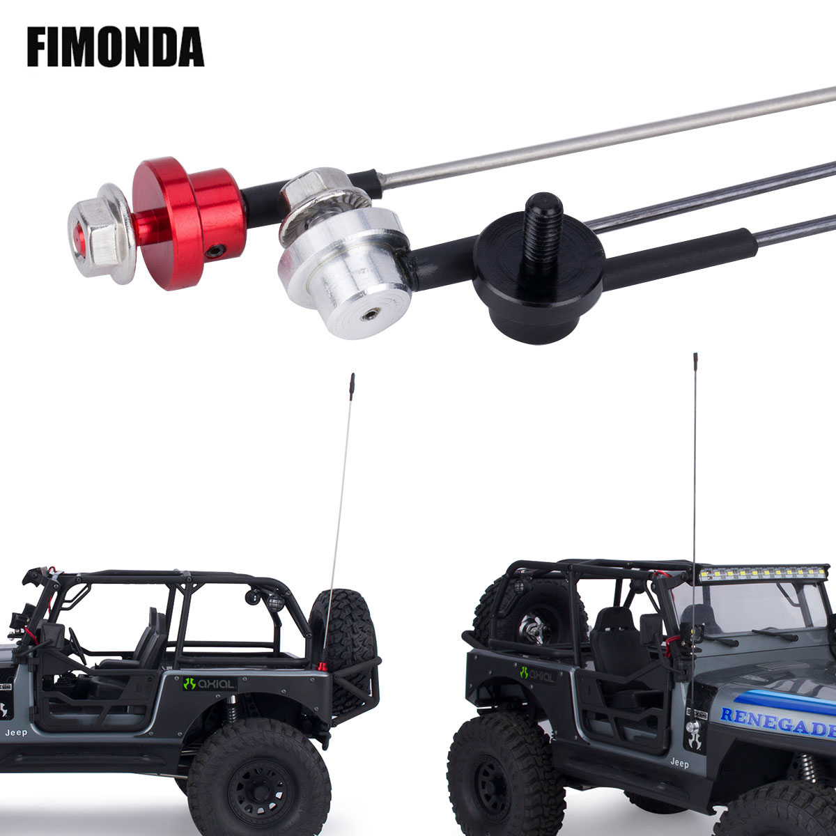 50 ซม.โลหะปรับจําลองเสาอากาศแท - Rc Car Body Shell บทวิจารณ์และราคา